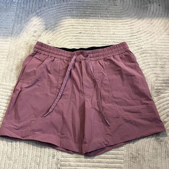 Lululemon Bowline Stretch Ripstop Shorts 5" Men’s Sz Large cyber violet - Picture 3 of 10